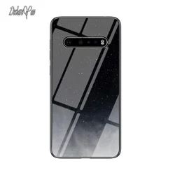 Cover For LG V60 Phone Case DECLAREYAO Ultra Slim Original Hard Tempered Glass Mirror Coque For LG V60 Cases Cover Soft Edge