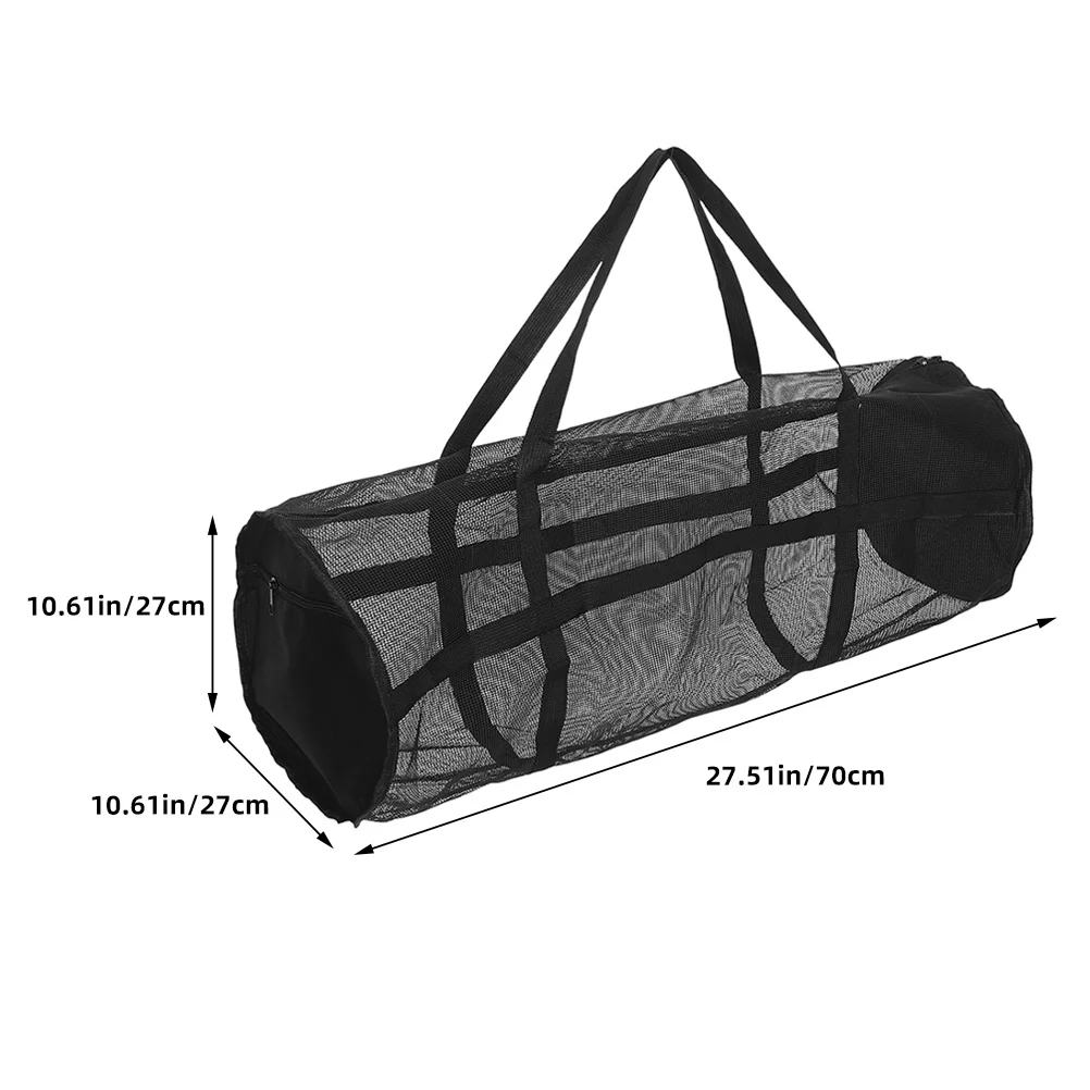 Sports Backpack Large Capacity Basketball Football Mesh Storage Bag PVC Gym Equipment Portable Fitness Training