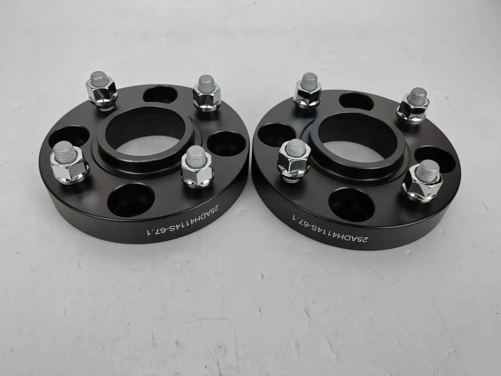 Aluminum 4x114.3 67.1 M12*1.5 2pcs 15|20mm Thread Wheel Spacer Custom-made wheel adapter spacers For Mitsubishi Lancer
