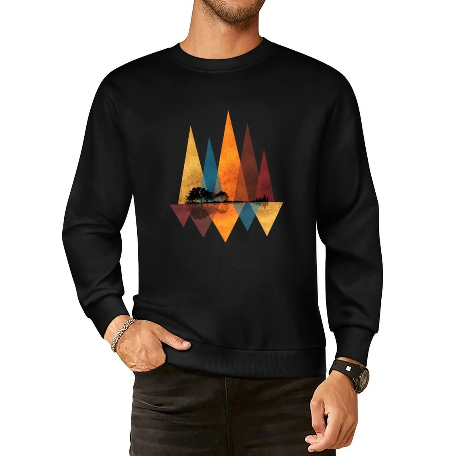 Nature Guitar Pullover Hoodie mens clothes men's winter sweater new hoodies and sweatshirts