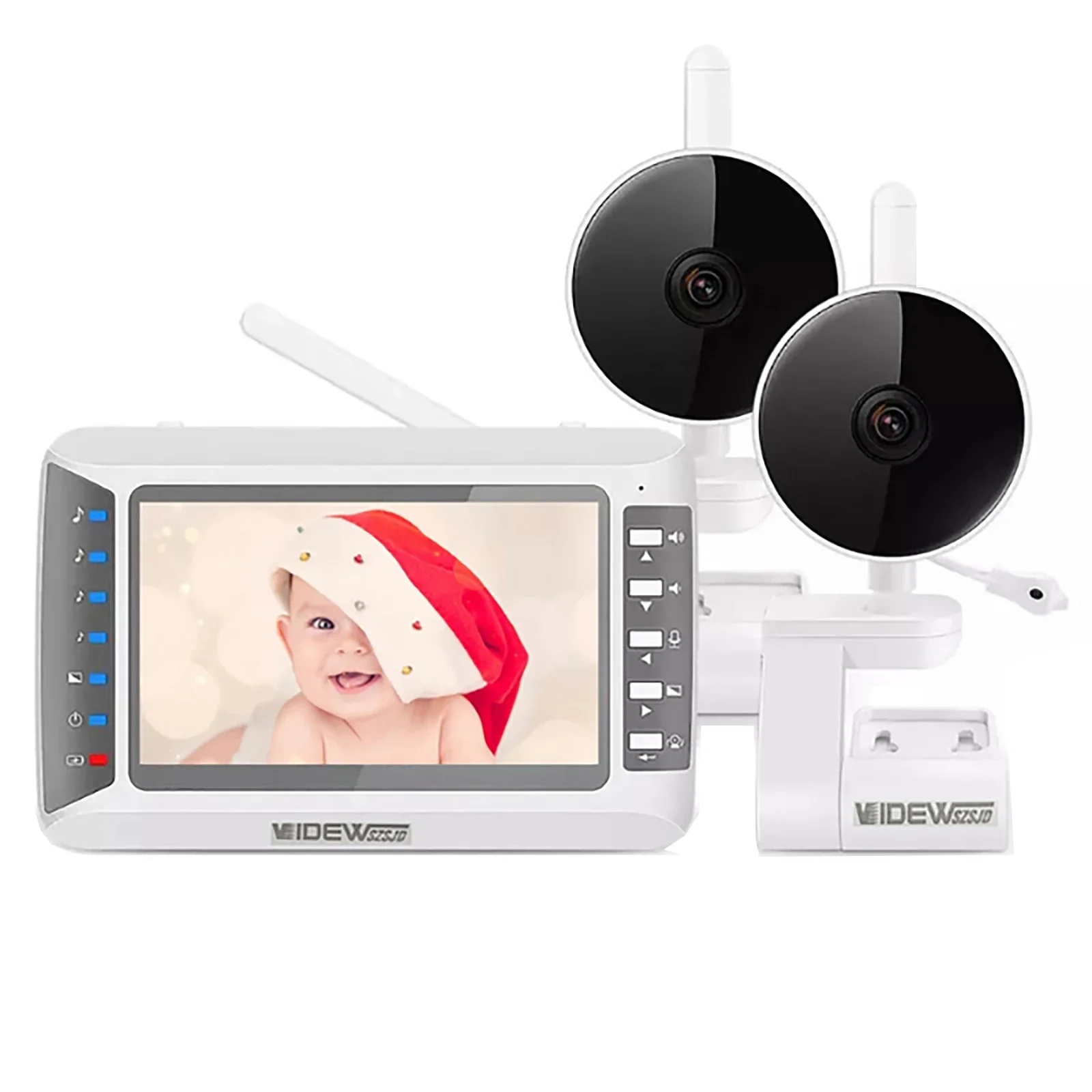 4.3 Inch Baby 1080P  Surveillance  2MP IR Night Security  Two-way Audio Baby  sensor movimiento