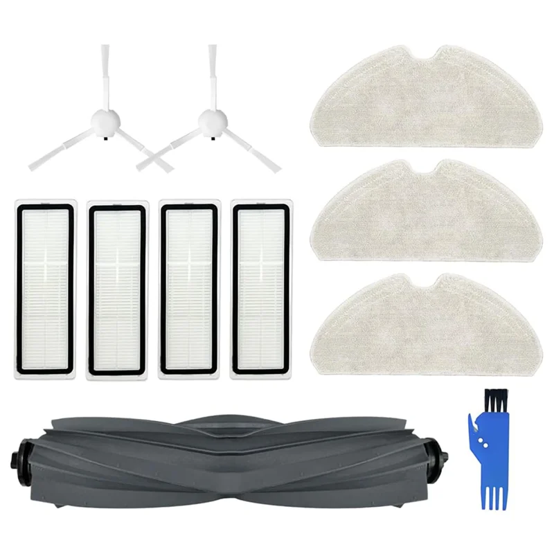 Dreame D10S 및 D10S Pro 진공 청소기, 롤러 브러시, 사이드 브러시, 필터 걸레와 호환되는 액세서리