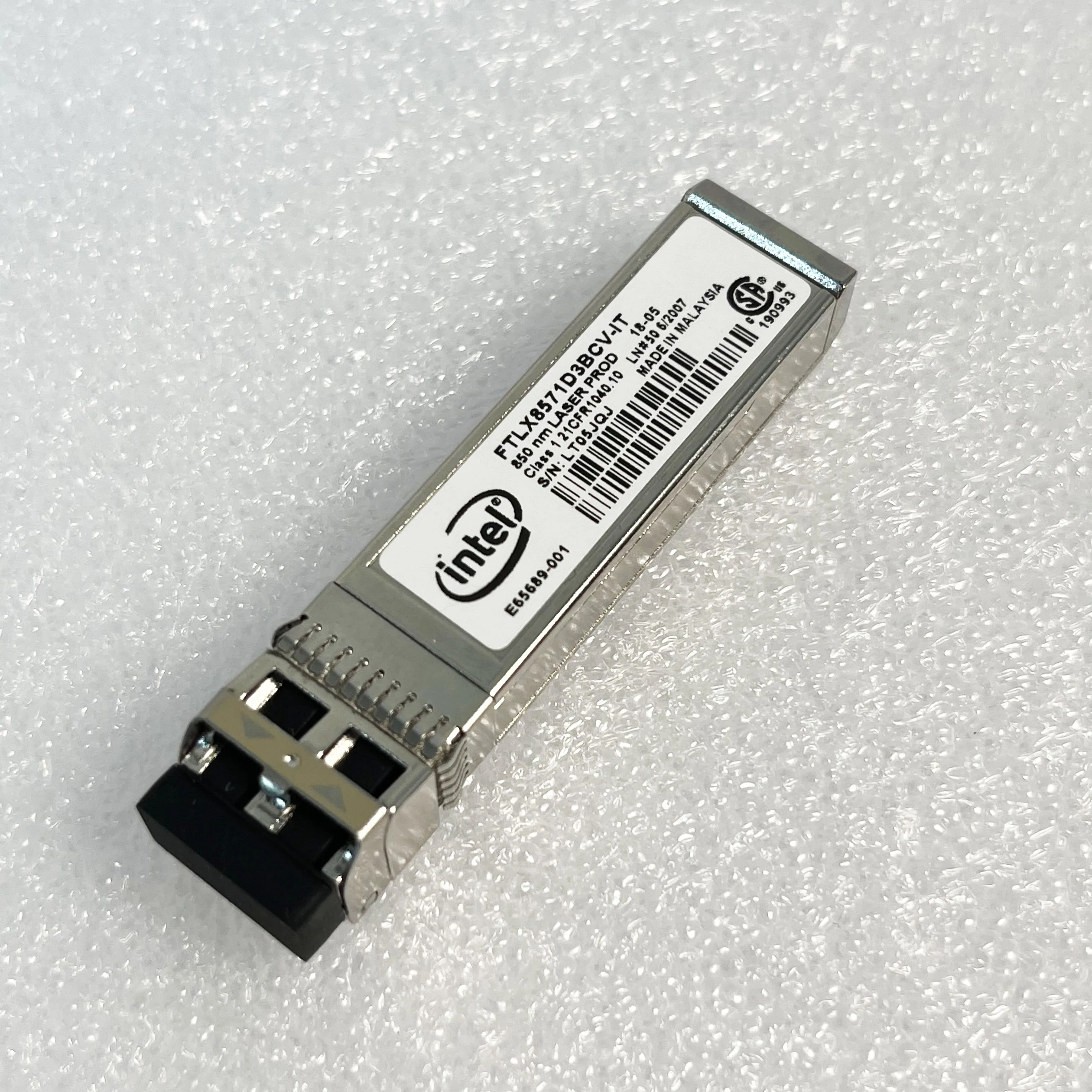 Intel 10Gb SFP FTLX8571D3BCV-IT SFP-10G-SR 10GBASE-SR Optic Transceiver Module 850nm Compatible Mellanox MCX311A-XCAT