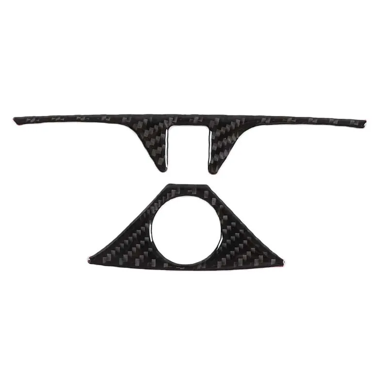 For BMW 2 Series F44 2020-2023 Soft Carbon Fiber Car Central Control Water Cup Holder Cover Trim Stickers Car Accessories