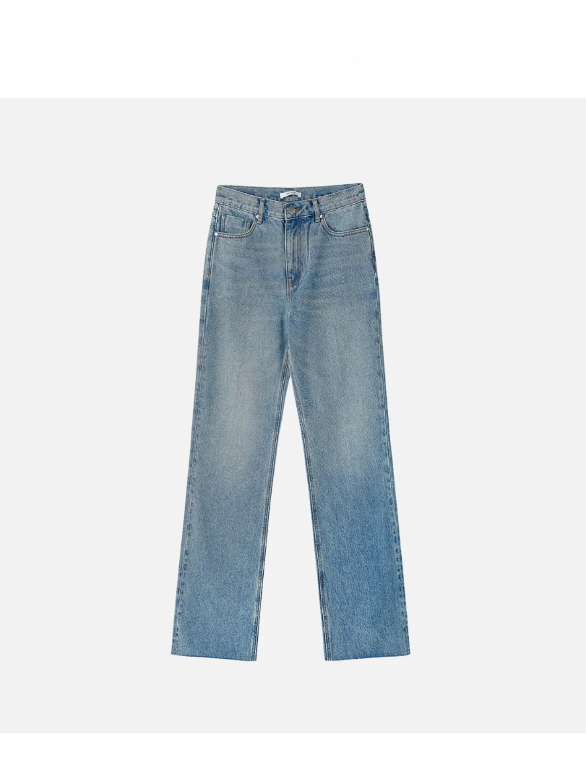 

Джинсы JINGJING 2024: Новинка, винтажный стиль, легкий деним, высокая талия, длинные брюки, 100% хлопок, эффект выцветания, износостойкие...