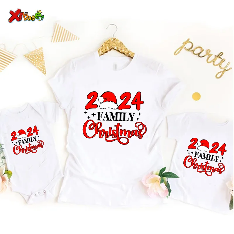 

Family Match Outfit T Shirt Family Christmas Matching Shirts Outfit Shirt Family Look Party Tops Baby Outfits Clothes Gift