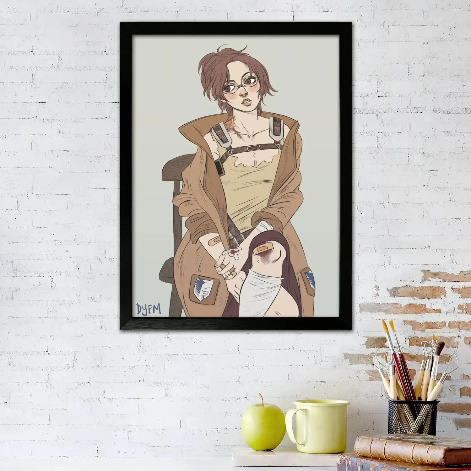 hanji zoe anime character Canvas Art Poster and Wall Art Picture Print, Modern Family Bedroom Decor Posters,Decorative painting