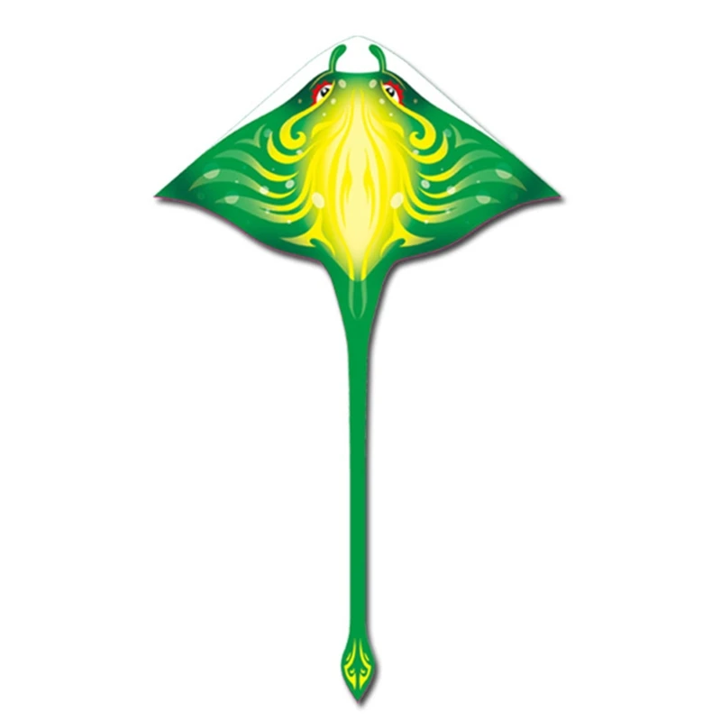 Driehoek Mantaray Kite Wind Kite W/Enkele Lijn Voor Kids 6 + Strand Spelen Gunst Party Outdoor Sport Gemakkelijk vliegen Voor Beginners