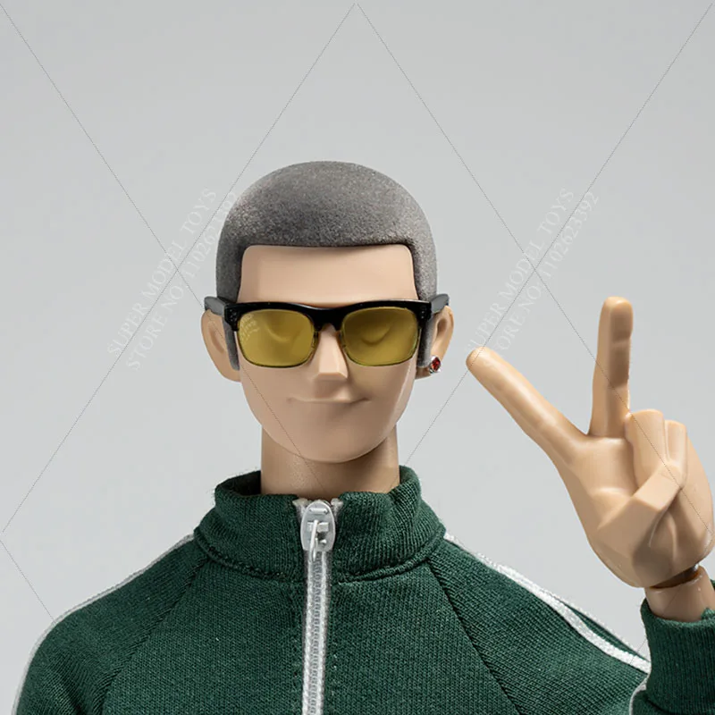 Semi lentes transparentes apto para 12 "figura de ação, na moda óculos de sol, soldado cena acessórios, 1:6 escala, em estoque