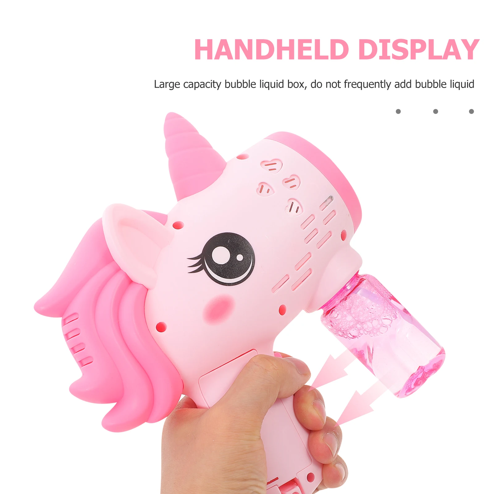 Electric Bubble Making Machine with Adorable Design - Portable Outdoor Bubbles Blower for Park Beach Birthday Christmas Gift