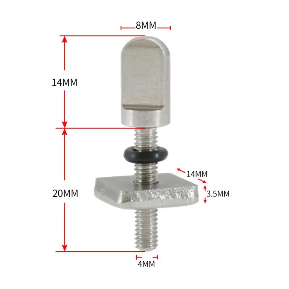 استبدال لوحة زعانف زعانف ركوب الأمواج من الفولاذ المقاوم للصدأ (قطعة واحدة) #5