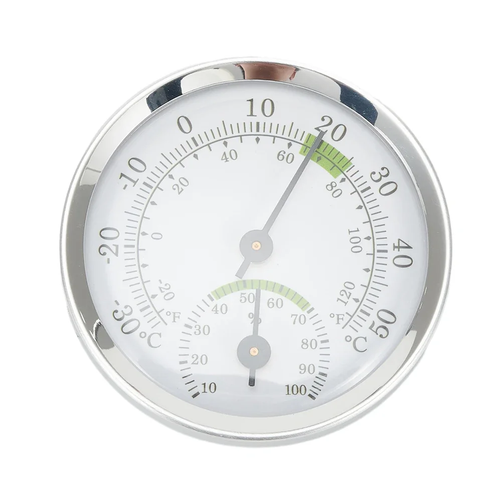 Offices Workshops Monitor Indoor Analog Thermometer Hygrometer Compact Houses Mini Household Wall Mounted Humidity