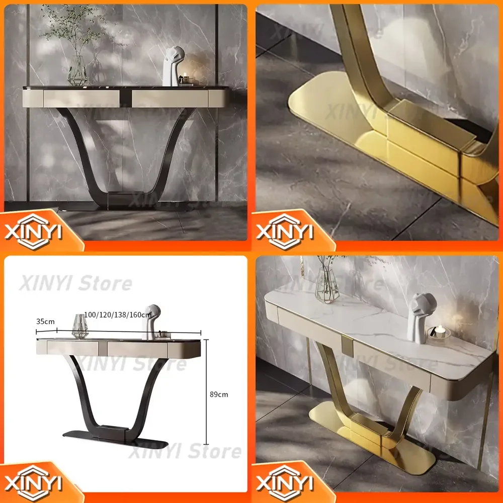 Modern Minimalist Console Table for Nordic Living Room Entrance Hall Woonkamer Tafel Home Decor Furniture Small Space Living