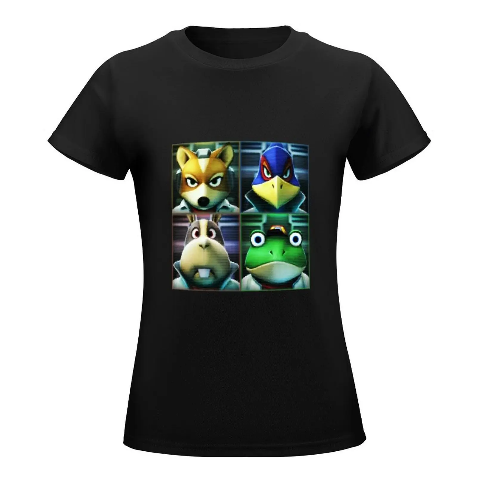 We're Star Fox 64 3D! (Grid) T-Shirt funnys quick drying animal print cute clothes summer blouses woman 2024