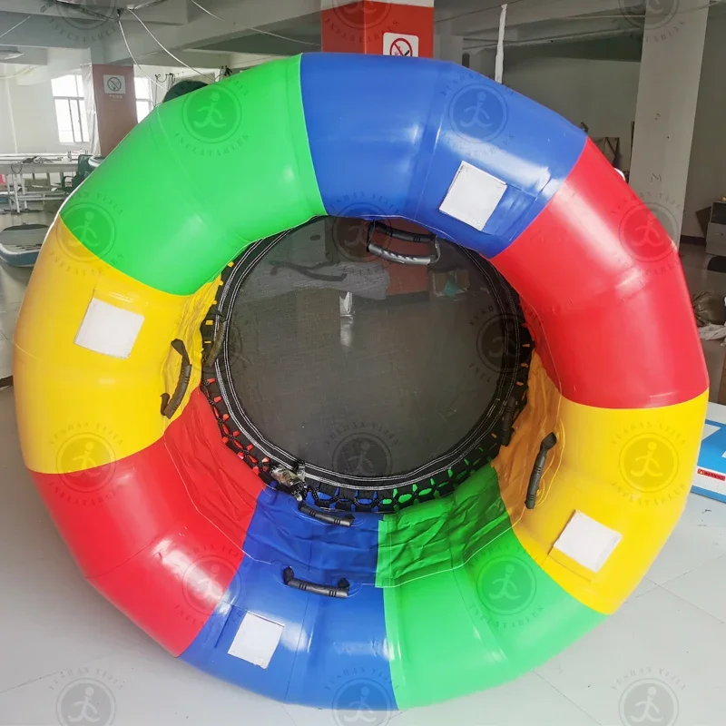10ft Inflatable Round Trampoline Bouncer For Sports Park Equipment