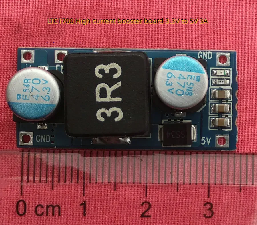 

DC-DC Boost Module 3.7V 5V / 3A LTC1700 Lithium Battery Booster Board Mobile Power Charging Identification