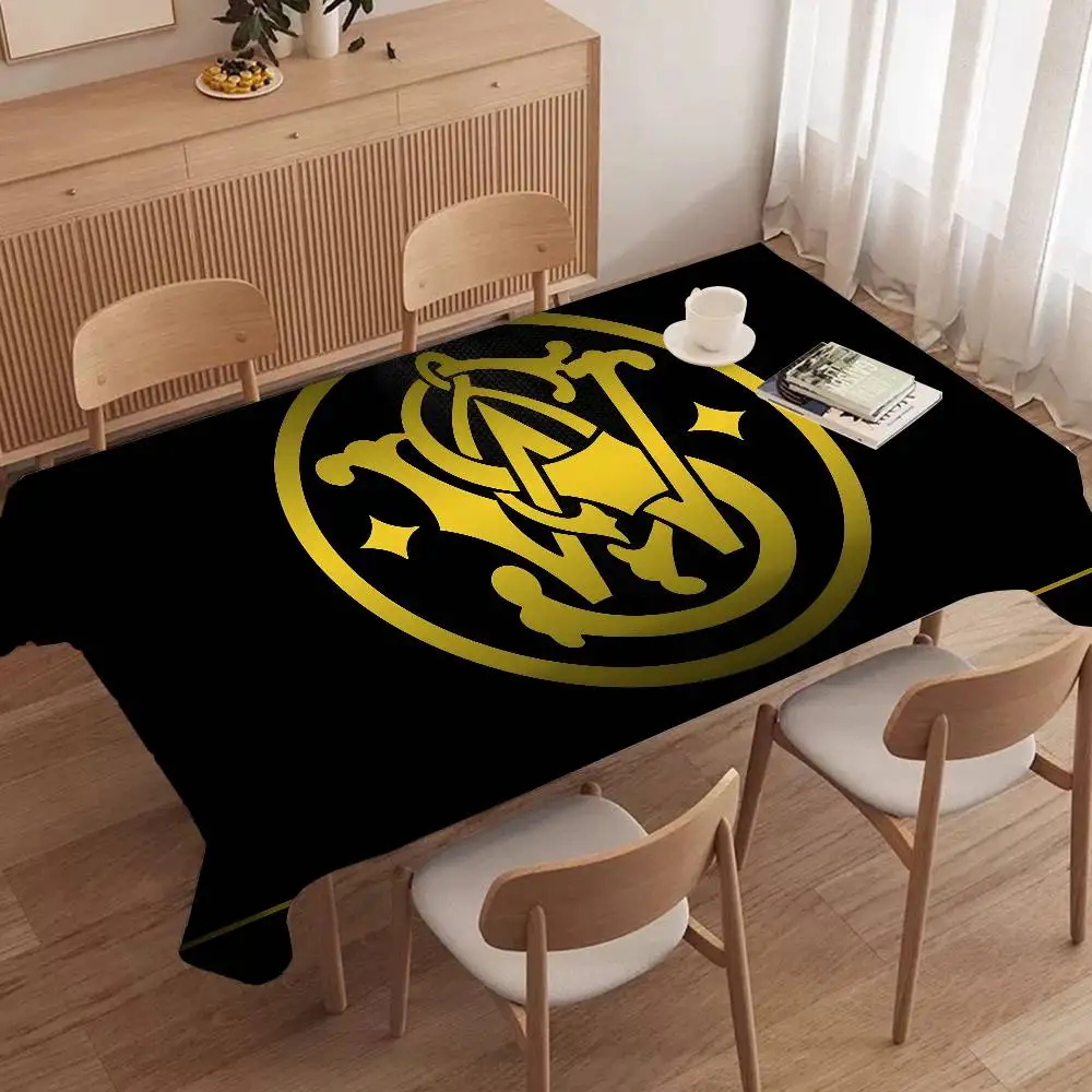 G-GUN S-Smith W-Wesson Home Tablecloths Dining Decoration And Rectangular Table Accessories Waterproof Cloth Anti-stain
