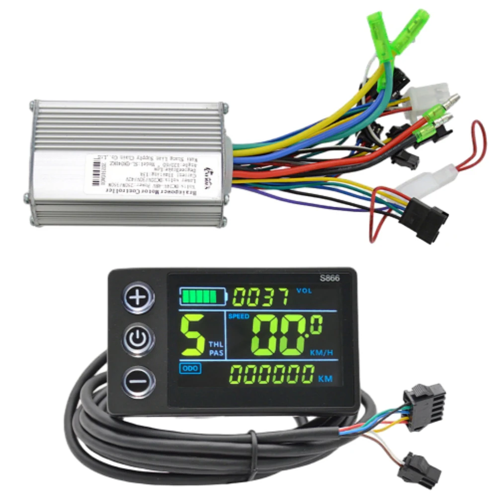 

36V/48V 350W Electric Brushless Controller Set LCD Colorful Screen Instrument Smart Display Brushless Motor Scooter Controller