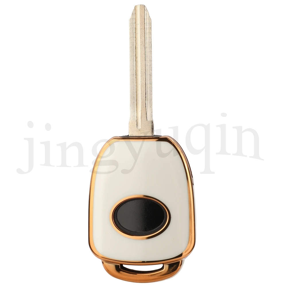 Jingyuqin 2/3/4 Buttons New Arrival Soft TPU Car Key Case For Toyota Aqua Ractis Vitz RAV4 HiAce Land Cruiser Car Accessories