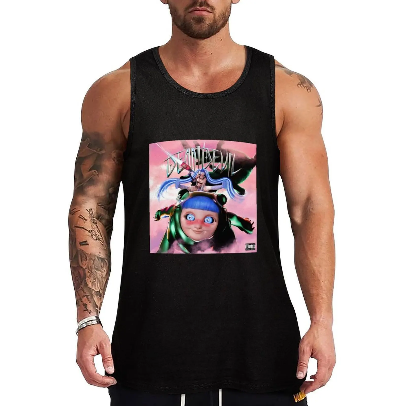 

Ashnikko- Demidevil Tank Top men gym sleeveless vests Sleeveless men cool things