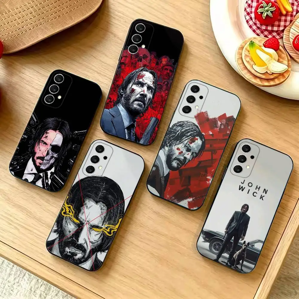 JohnS W-Wick Shockproof Black Cell Phone Cover, Fit for Samsung S20,S21,S22,S23,S24,S25,S26,Ultra,Plus,FE,Lite