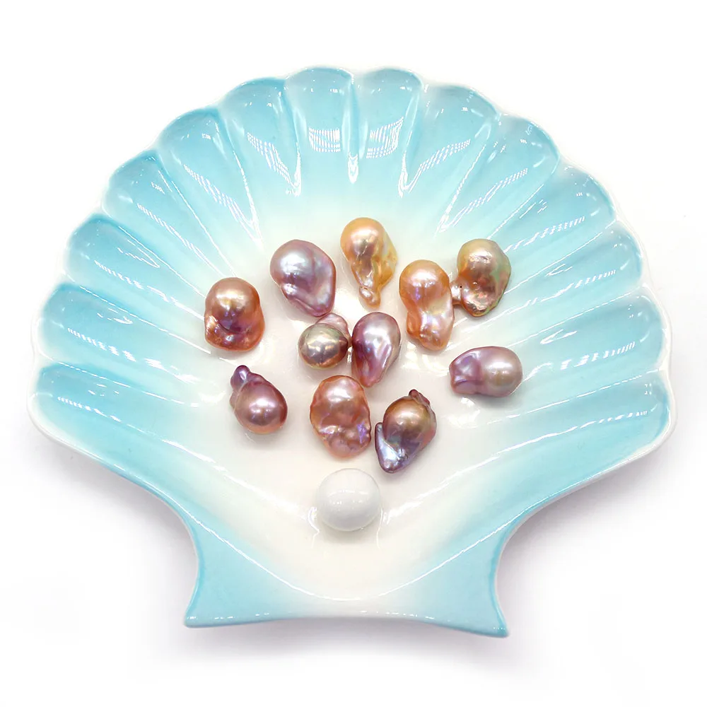 

Natural Freshwater Pearl Tail Beads Irregular Shape No Holes Handmade Loose Bead DIY Necklace Bracelet Handmade Gift Accessories