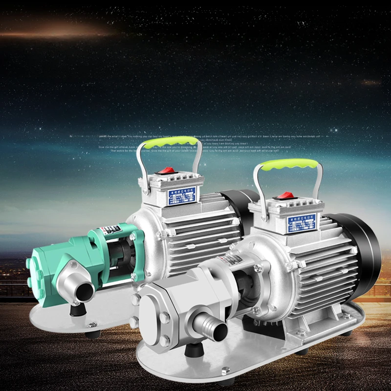 High Viscosity Self-Priming Electric  Oil Cooking Oil Stainless Steel Gear Pump 220v380v