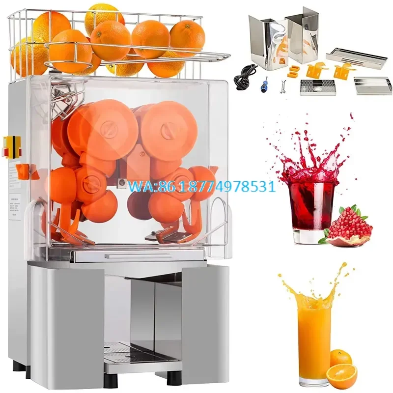 Wmwmnu Commercial Fruit Juicer Orange Juicer for Home and Business Use High Efficiency Easy to Clean Stainless Steel