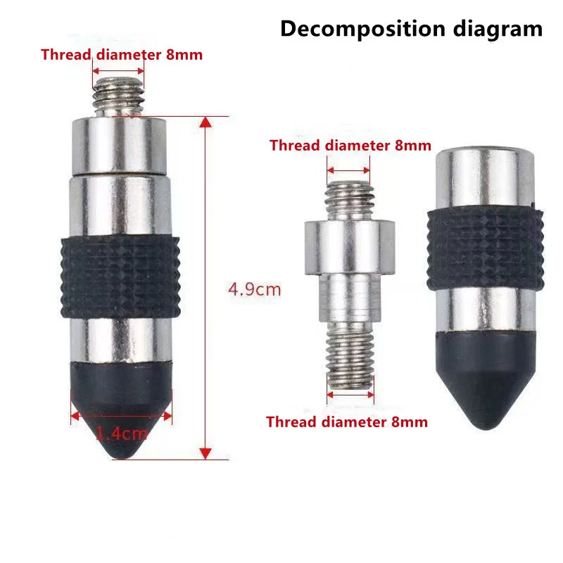 3PC Laser Level Instrument General Feet Screw Universal Leg Accessories for Rotatable Aluminum Alloy Bracket Base Laser Level