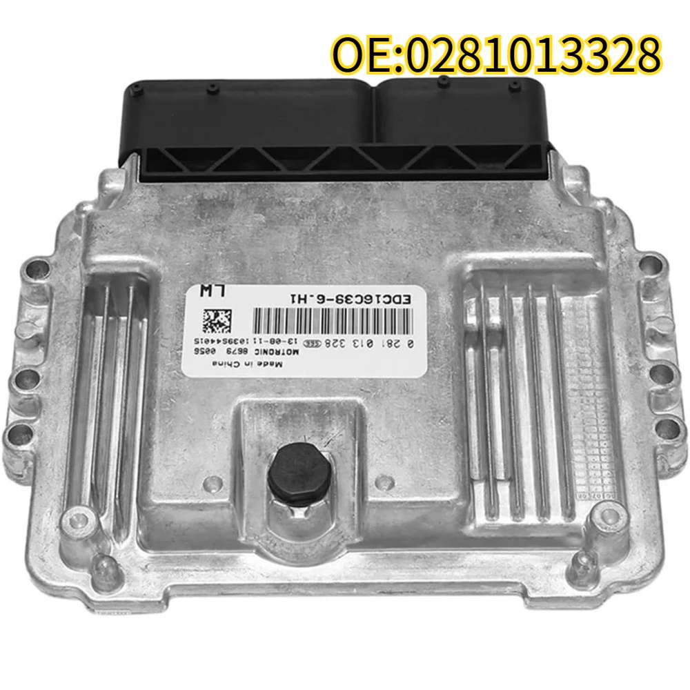 

High quality New For 0281013328 2.8T Auto Ruwe Olie Motor Computerbord Ecu EDC16C39-6 Zilver Voor Grote Muur Wingle Haval