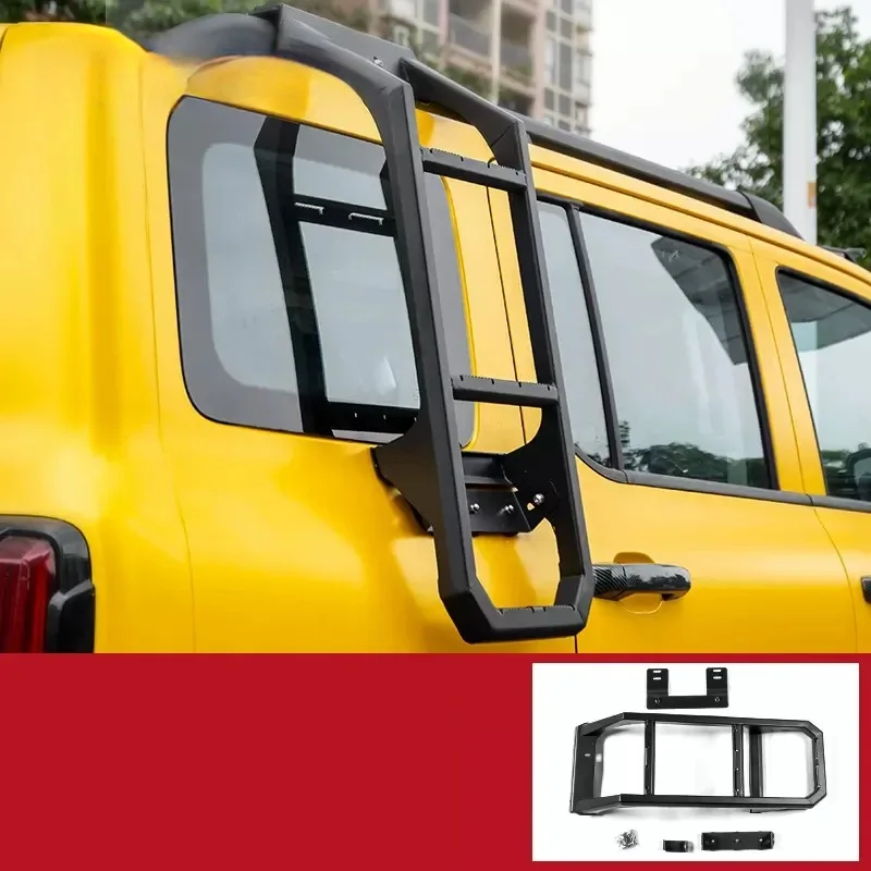 

Боковая лестница автомобиля подходит Great Wall 300 2021-2024 Рейка на крышу Посылка на крышу или багажник