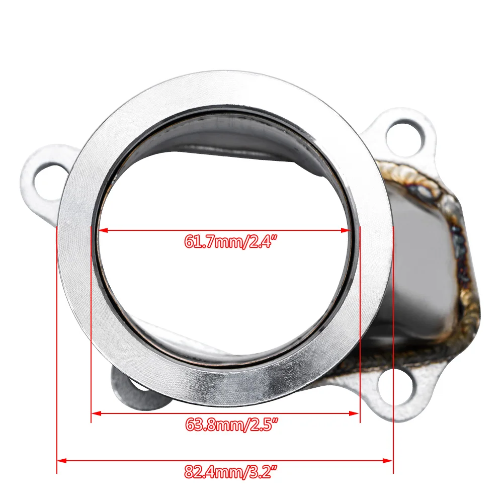 Hypertune - Stainless Steel Adapter for T25 T28 GT25 GT28 2.5\