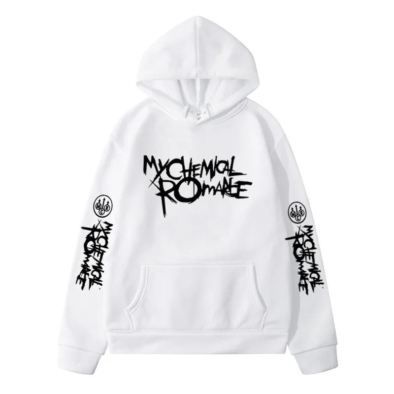 Adult Men's Casual Sweatshirt, My Chemical Romance Band (MCR) Print, Autumn/Winter Street Style Loose Pullover Sweatshirt