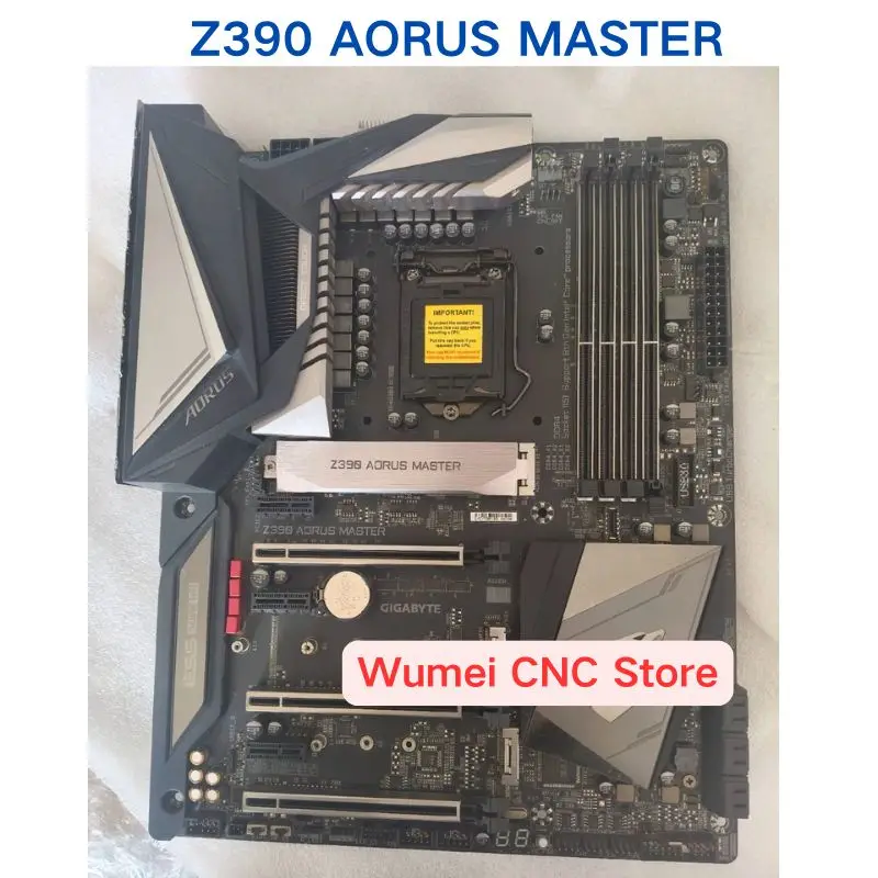 

Second-hand test OK Z390 AORUS MASTER Motherboard 128GB HDMI M.2 SATA3.0 LGA 1151 DDR4 ATX Z390 Mainboard