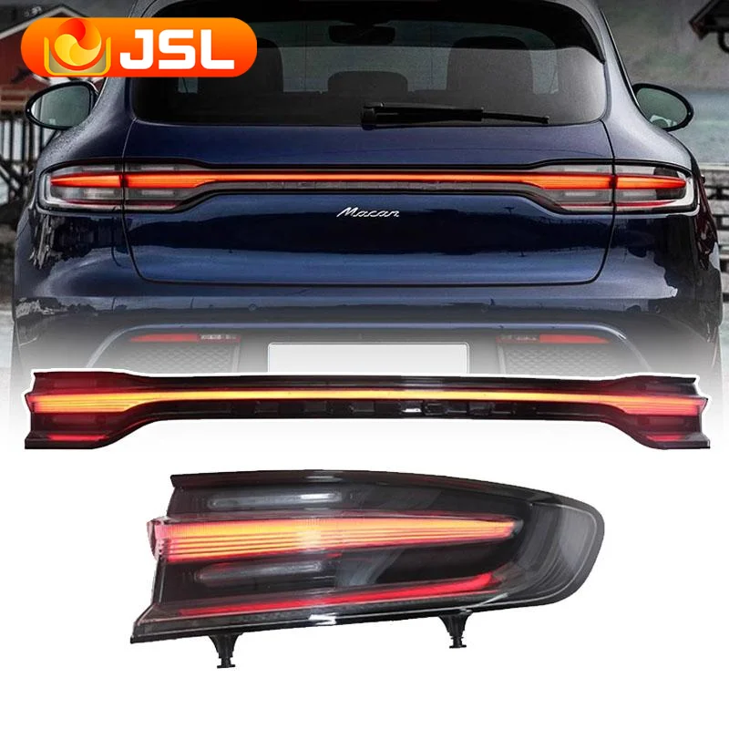 

Задние фонари JSL Car Styling для Macan 2014-2017, светодиодные задние фонари Macan 95B, обновленный дизайн, DRL, новые автомобильные фонари.