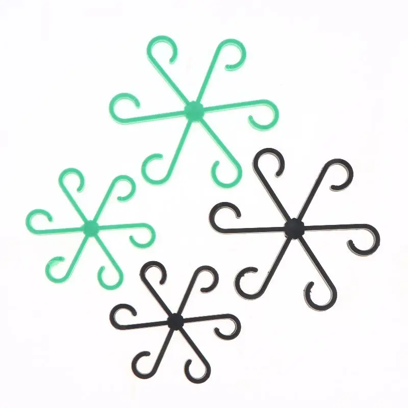8PCS Adjustable Plant Support Stakes Anti-Toppling Easy Install for Garden Hydroponic Potted Flowers Vegetables