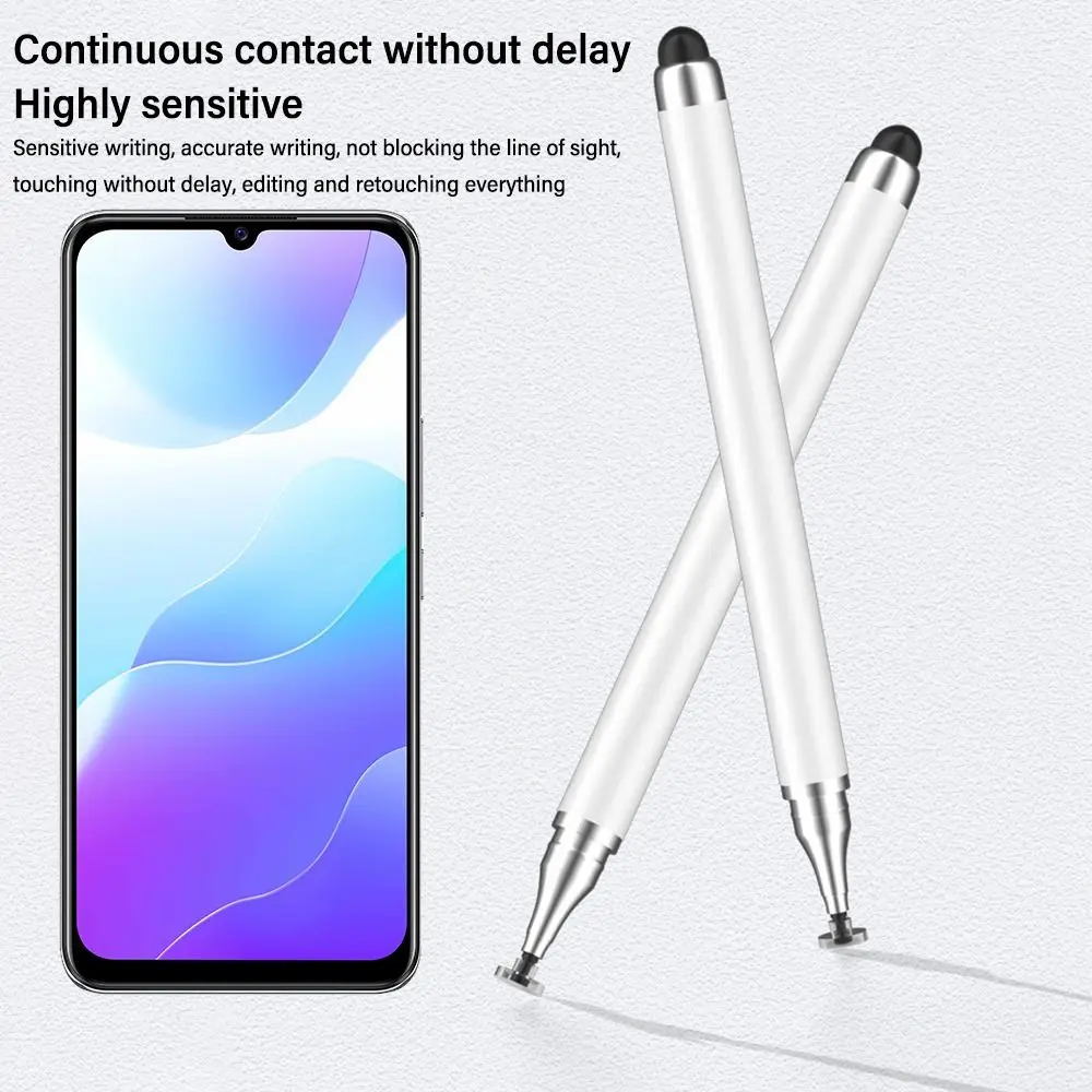 High Precision Stylus Pen Multi-Function With Phone Holder Screen Touch Pen 3-in-1 Capacitive Drawing Pen For Android Ios