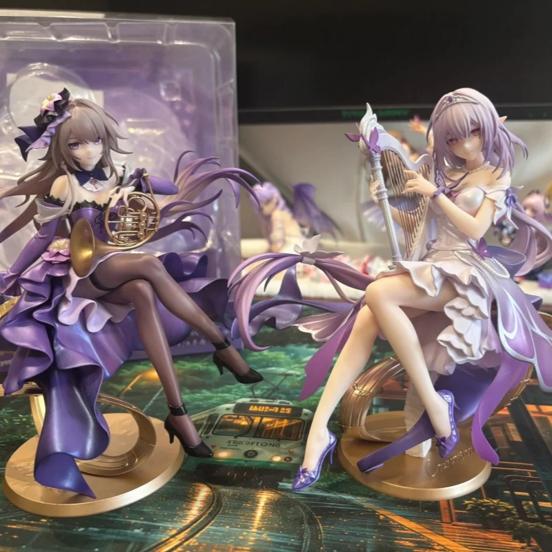 Original Honkai Star Rail 1/8  Anime Figure Herta &Castorice Live Ver Figure Model Desktop Game Model Collection Toys