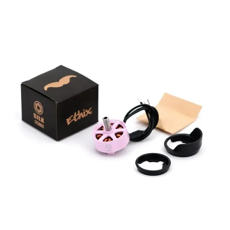 4PCS Original TBS ETHIX MR STEELE SILK MOTOR V5 Pink 2307 1750KV 6S