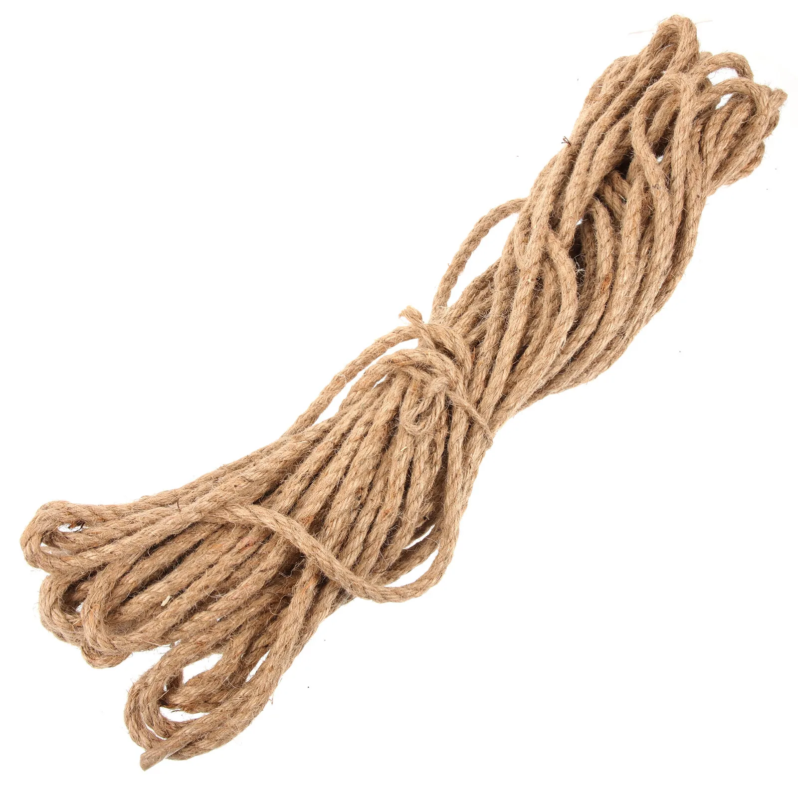 1 Roll Vintage Style Rough Jute Rope Craft Cord for Gift Packing Scrapbooking Farm Gardening Home Decoration Natural Twine