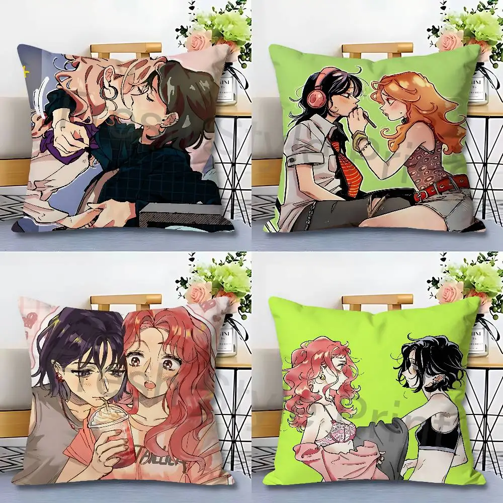 

T-Tgswiiwagaa MitsuAya Pillow Cases for Bedroom Living Room Sofa Home Decor Polyester Cushion Cover with Zipper