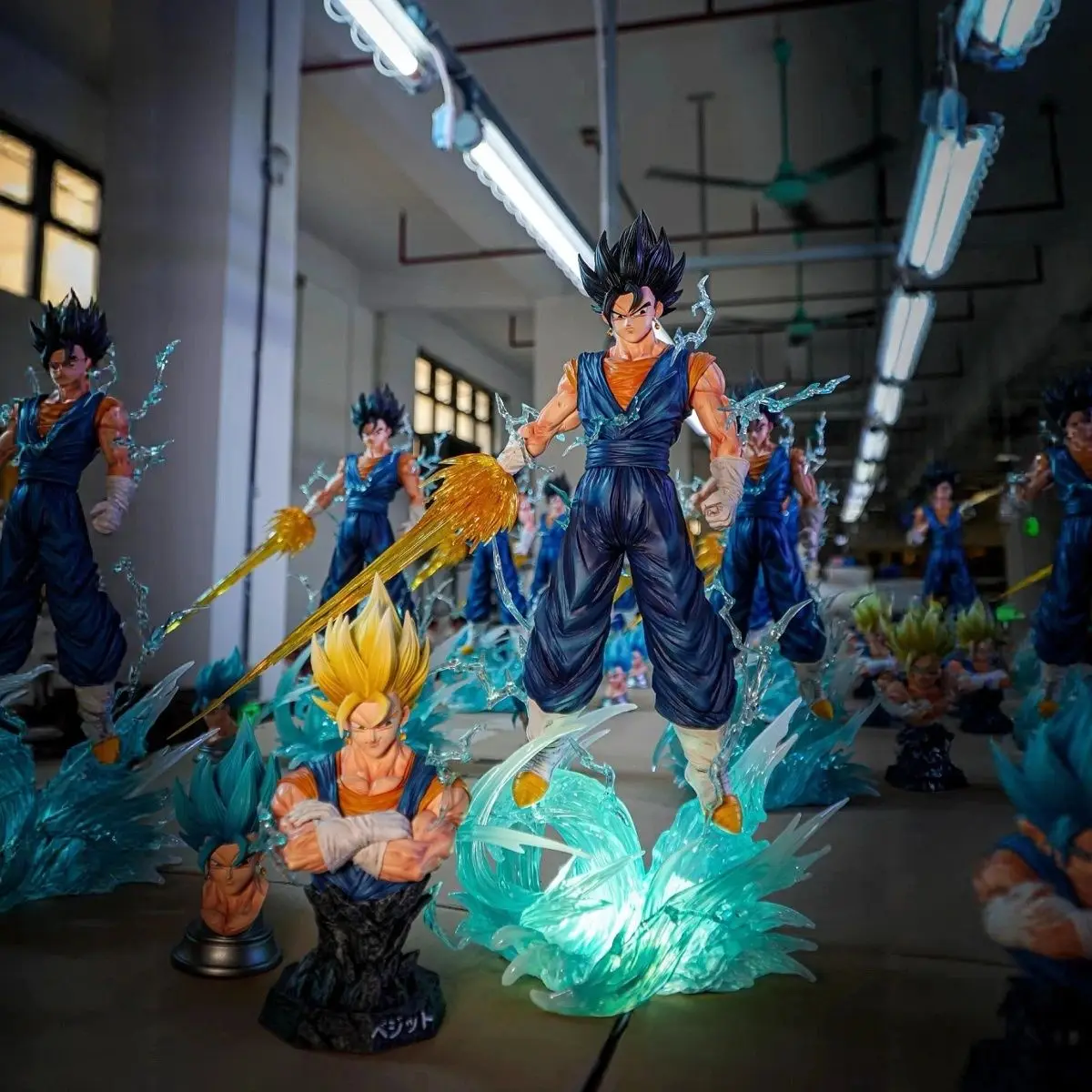 JT Studio HB Vegito dragon ballz figure anime figurine Ssj3 Super Saiyan estatuaCollezionabile PVC figurine goku Collezione Modalità T