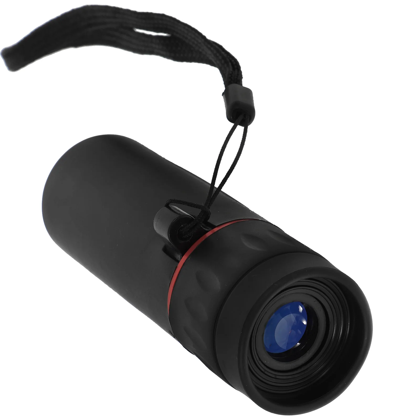 

10X25 Monocular Zoom Single-Tube Telescope Black Durable Hard Plastic Rubber Lens Fully Coated Light Transmission Adjustable