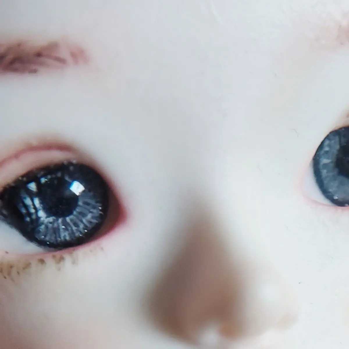 Fashion Doll Eyes Plaster Eyeball 8/10/12/14/16/18mm Realistic Patterns Yellow Resistant Diy Girl Toys Gift Doll Accessories