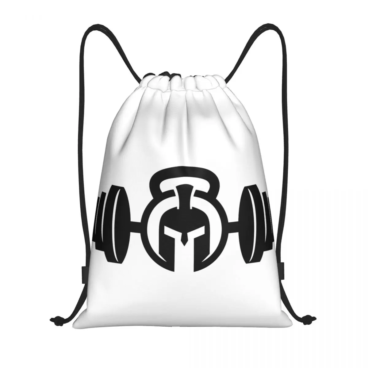 Spartan Gym Logo Trekkoord Rugzak Sport Gym Tas Voor Mannen Vrouwen Bodybuilding Fitness Spiertraining Sackpack