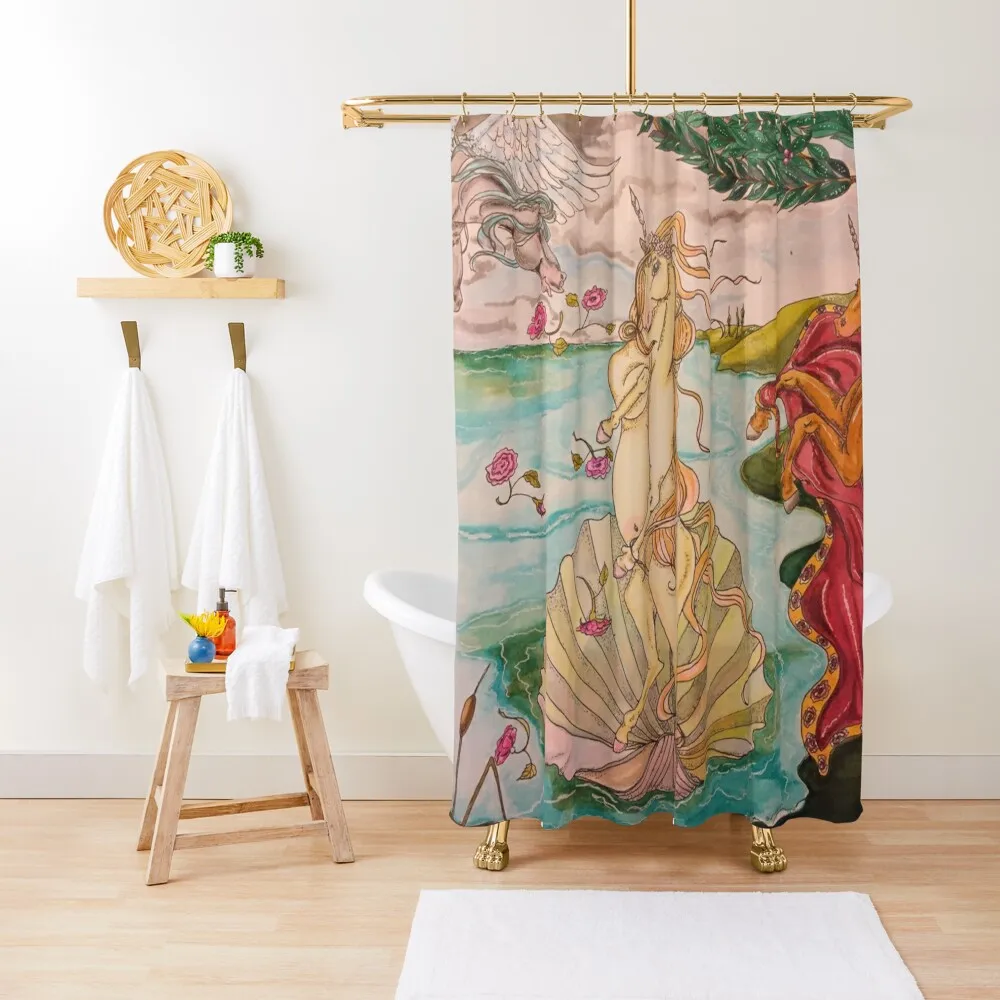 

With Apologies To Boticelli Shower Curtain Bathroom Shower Cover Bathroom Accessorys Curtain
