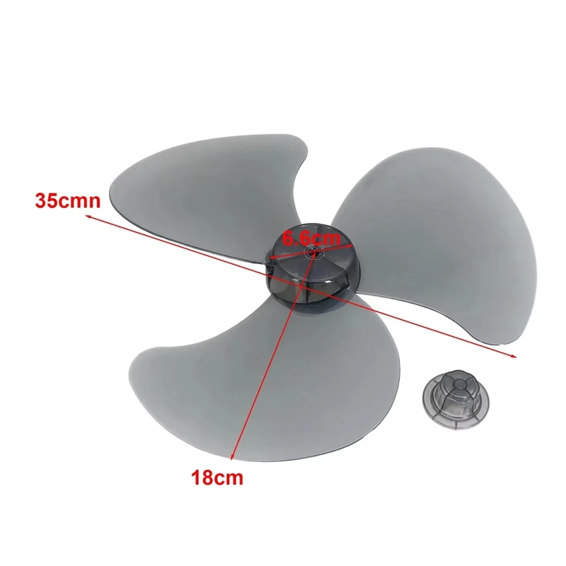 Plastic Fan Blade Suitable For 16-Inch Vertical Fan 3 Blades Universal Parts Household Plastic Fan Blades