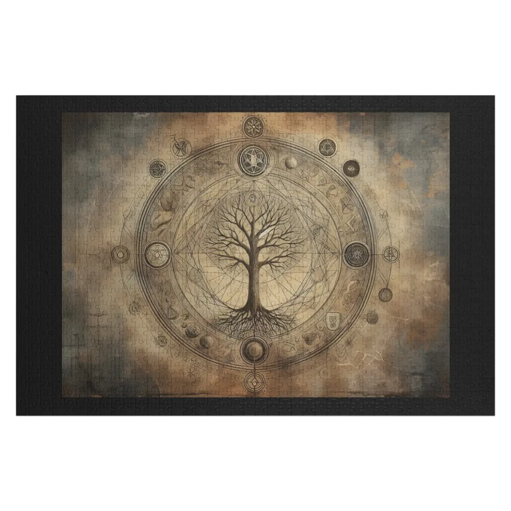 

Пазл «Древо жизни» — персонализированный подарок для детей, индивидуальная игрушка, деревянный пазл на заказ