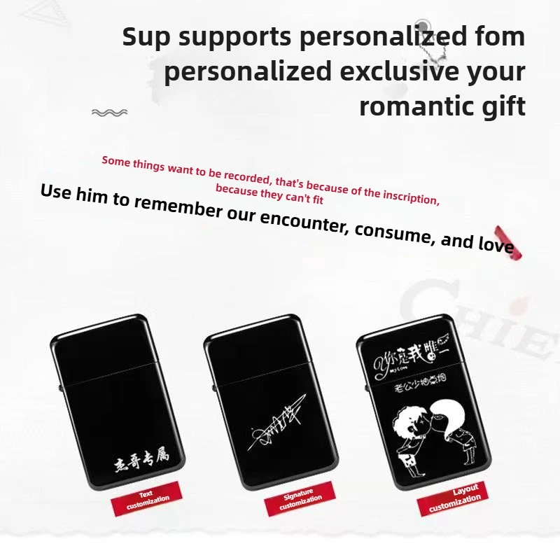 ولاعة كيروسين محمولة رفيعة للغاية معدنية جديدة من CHIF مقاومة للرياح ومبتكرة ملونة وأنماط متعددة ولاعة كونستانتين لعجلة الرمل