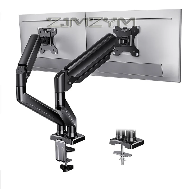 32-inch Adjustable Dual-screen Monitor Stand, The Holder Supports 360° Screen Rotatable, Bracket Suitable for Home Office